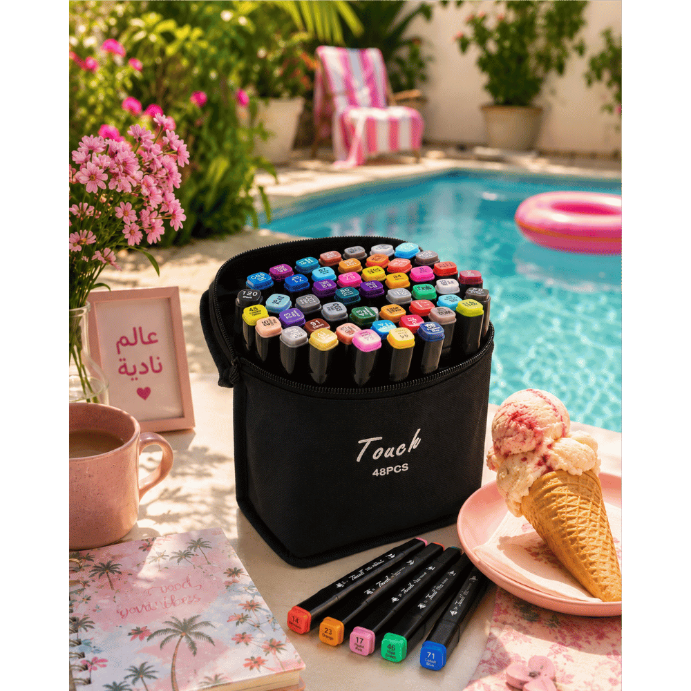 الوان 48 لون marker touch